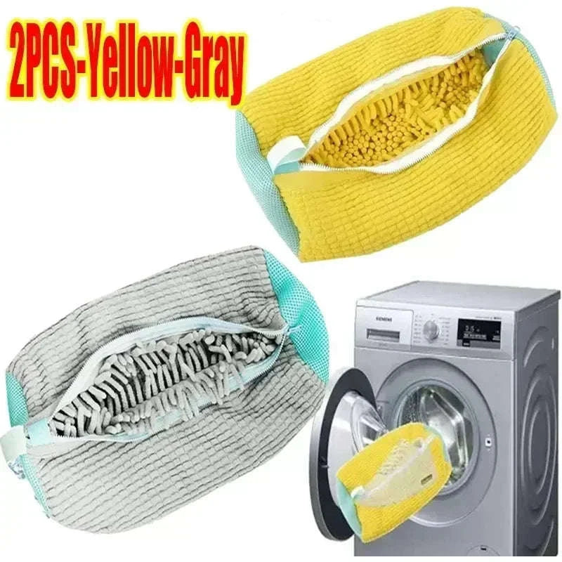 Padded Net Shoe Laundry Bag-1PCS-yellow