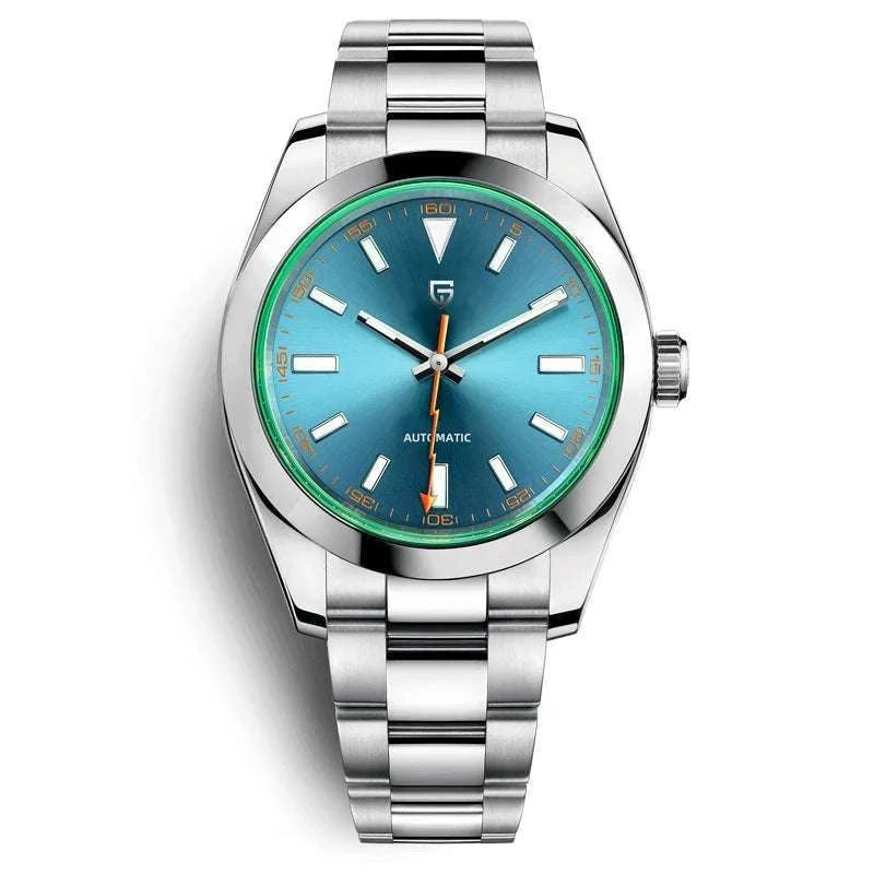 Pagani Design Automatic Men's Watch Green Dial Sapphire Crystal-Black / Japan NH35A Movt / UNITED KINGDOM
