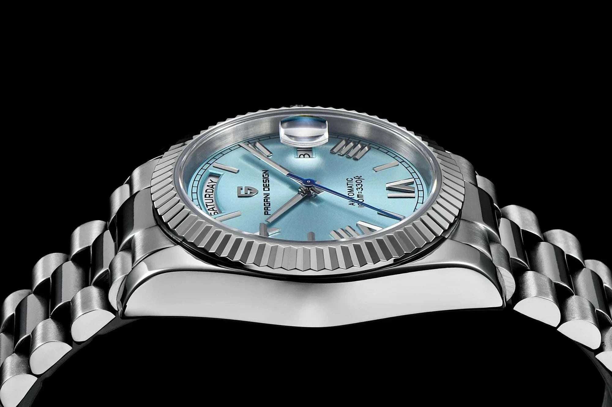 Pagani Design DD36 36mm Automatic Watch with Day-Date Sapphire-Gold White / 36MM / spain