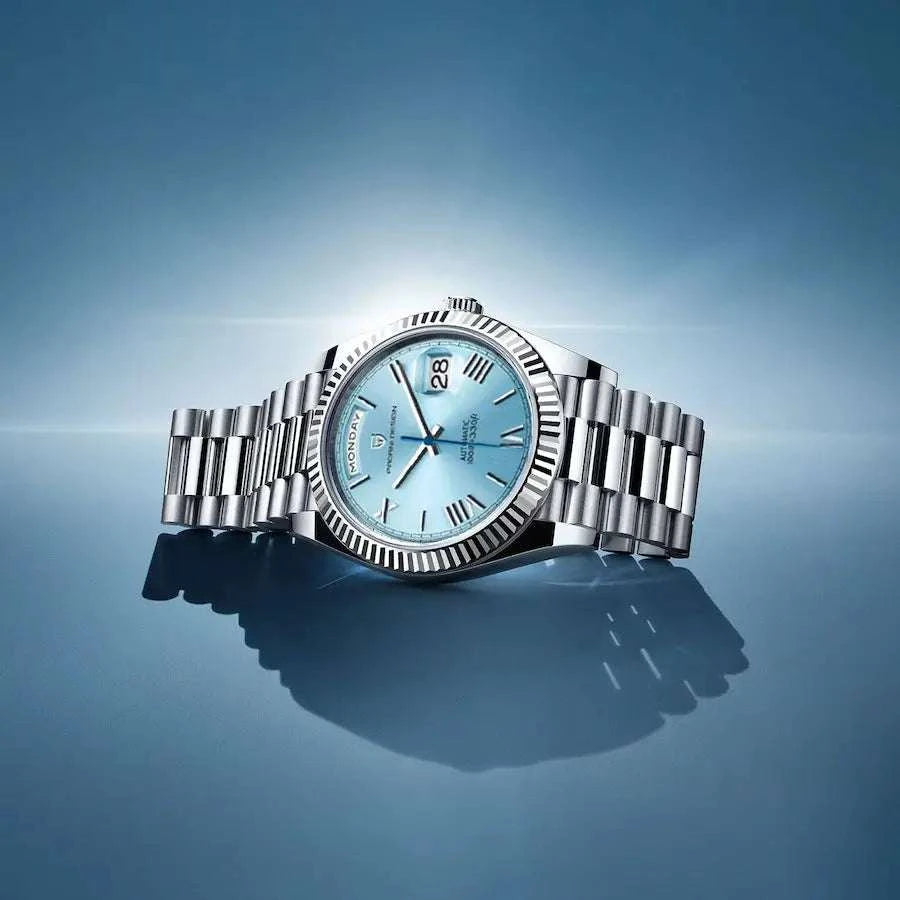 Pagani Design DD36 Automatic Watch with Sapphire & 100m Waterproof-Blue / GERMANY