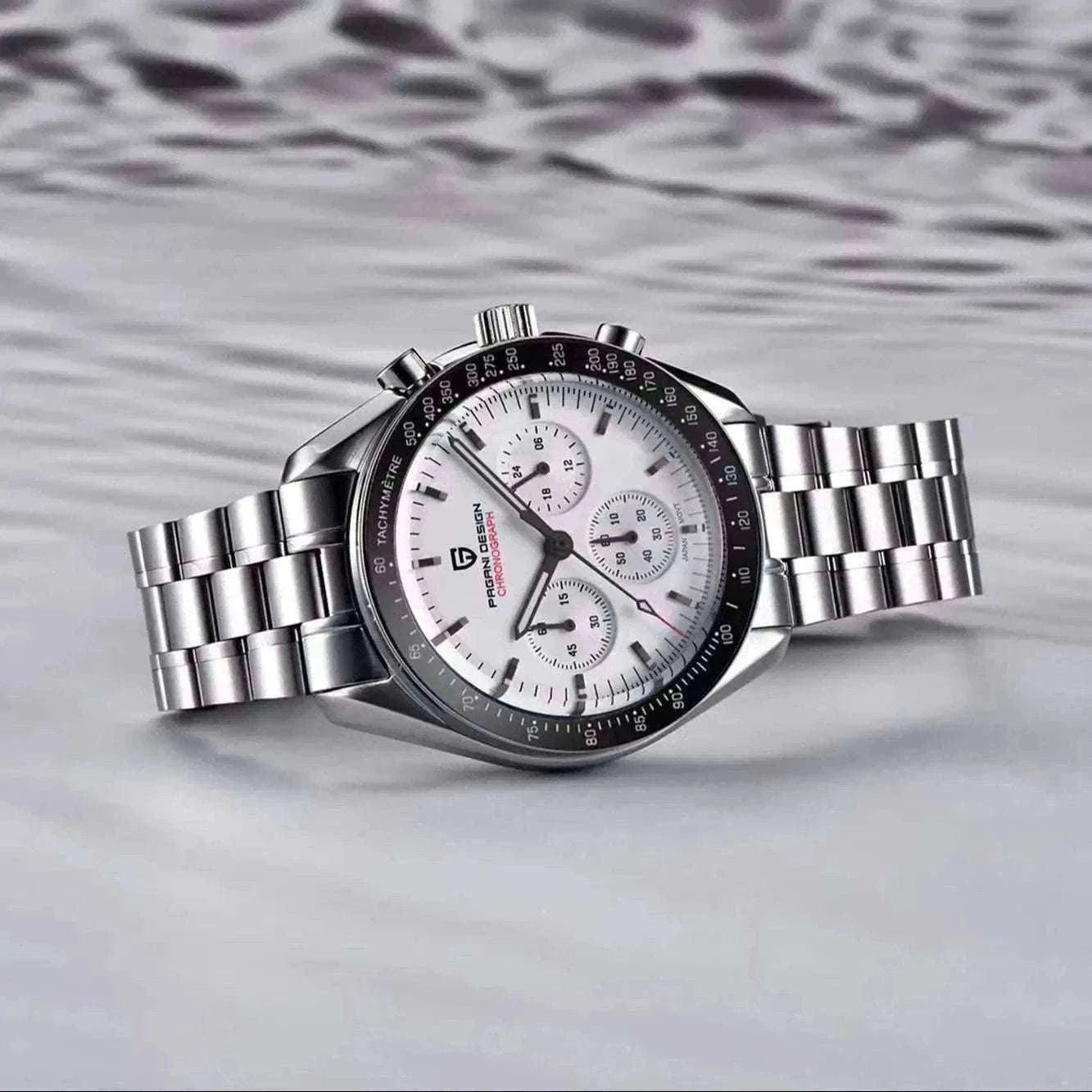 Pagani Design PD-1701 Chronograph Watch Sapphire 100M Waterproof-Gold / GERMANY