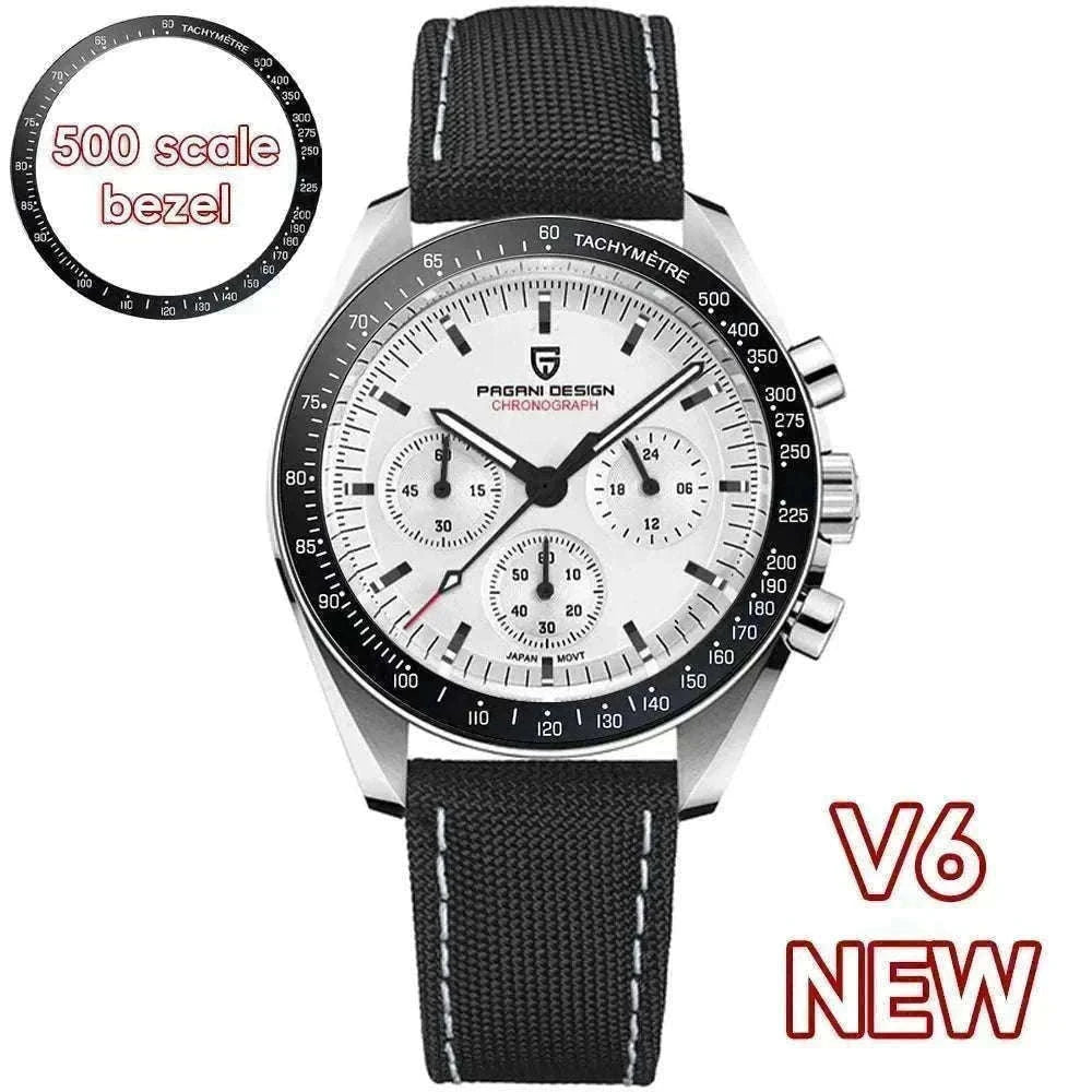 Pagani Design PD-1701 Chronograph Watch Sapphire 100M Waterproof-Gold / GERMANY