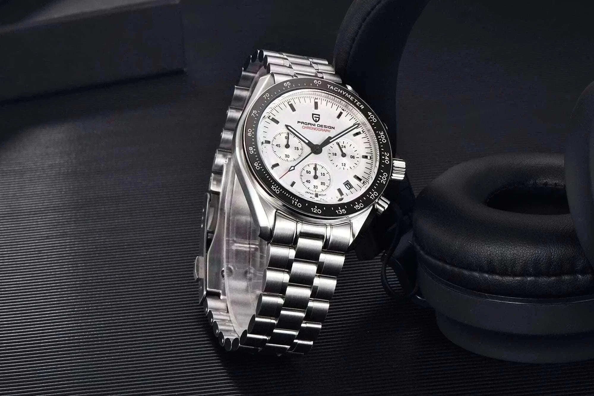 Pagani Design PD-1701 Chronograph Watch Sapphire 100M Waterproof-Gold / GERMANY