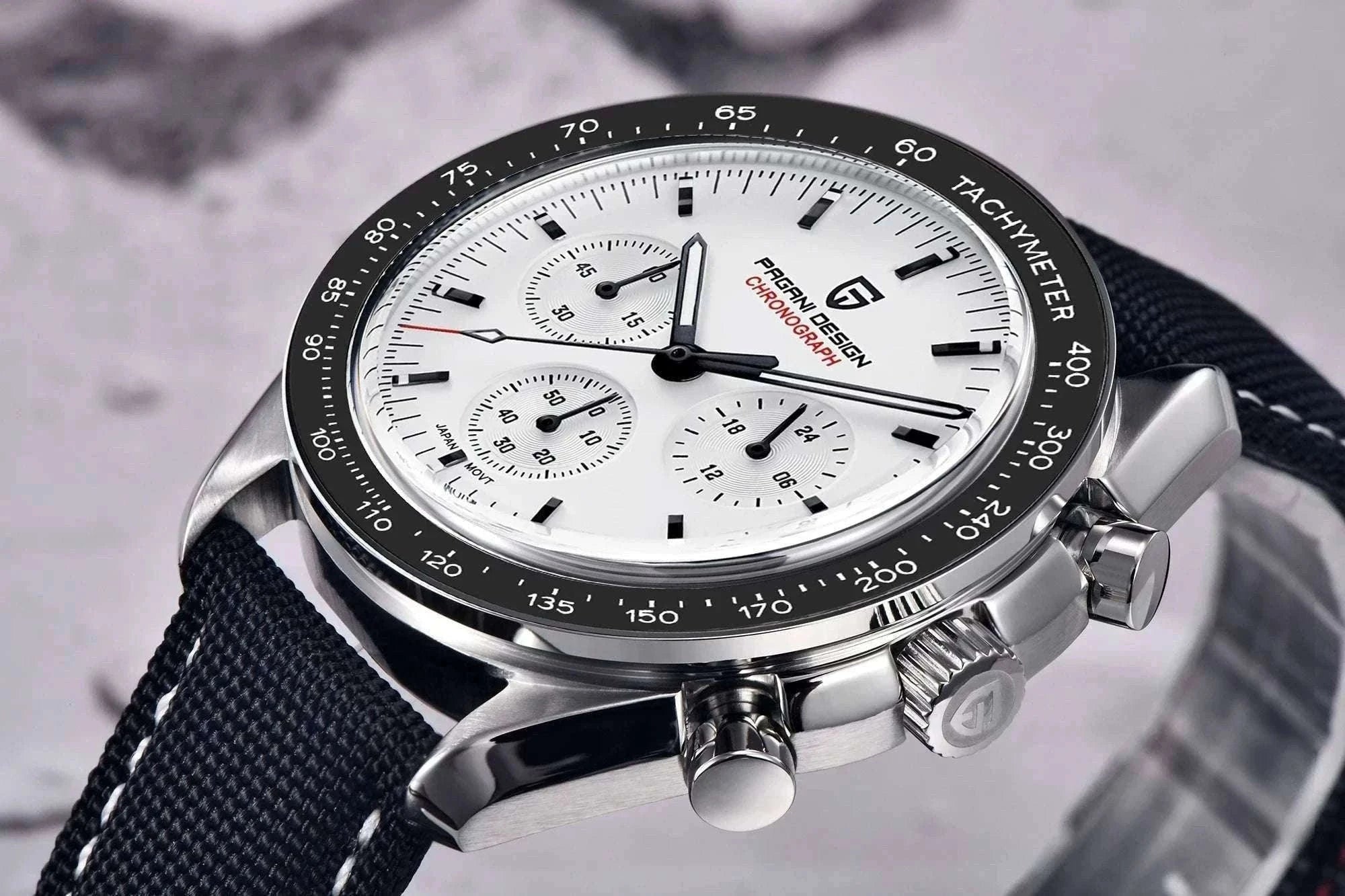 Pagani Design PD-1701 Chronograph Watch Sapphire 100M Waterproof-Gold / GERMANY