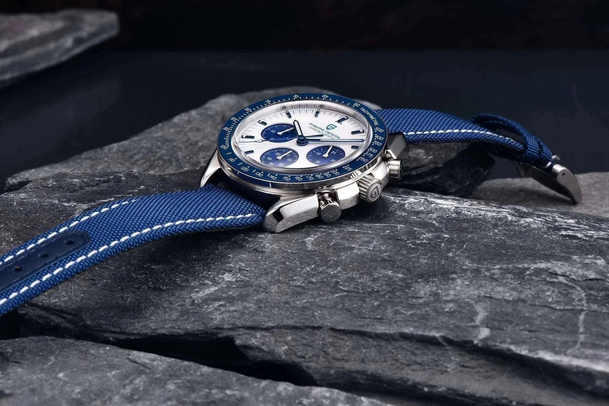 Pagani Design PD-1701 Chronograph Watch Sapphire 100M Waterproof-Gold / GERMANY