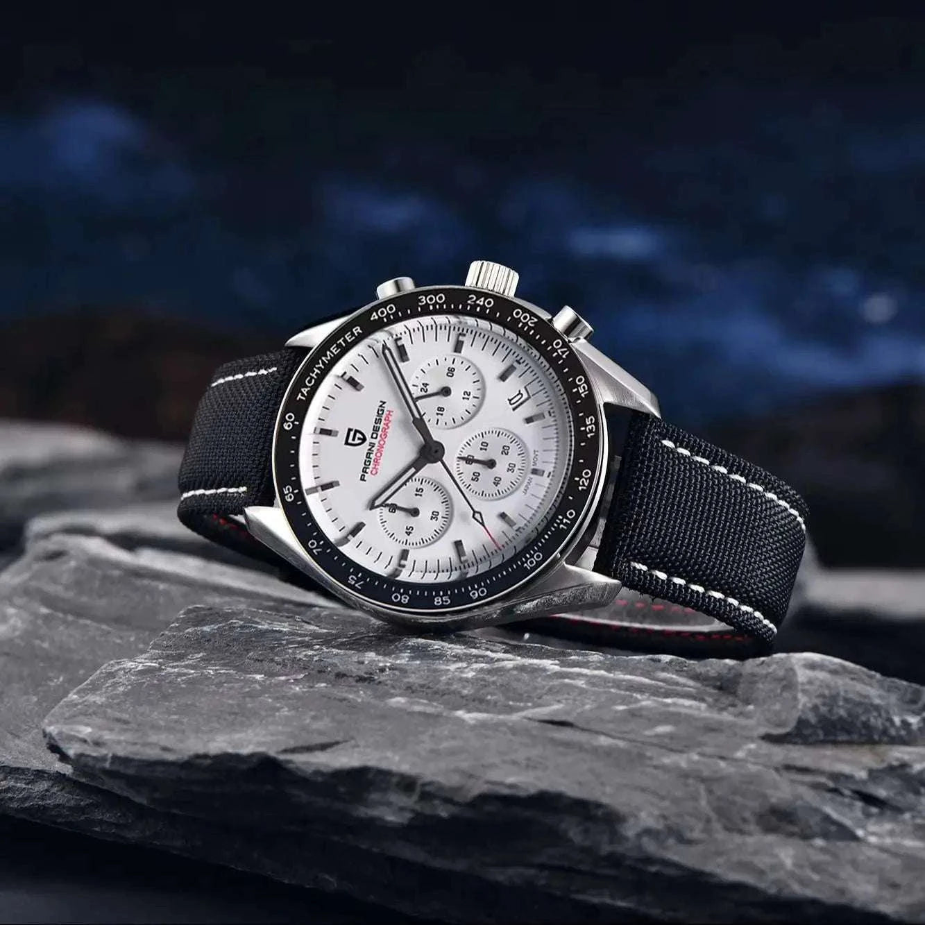 Pagani Design PD-1701 Chronograph Watch Sapphire 100M Waterproof-Gold / GERMANY
