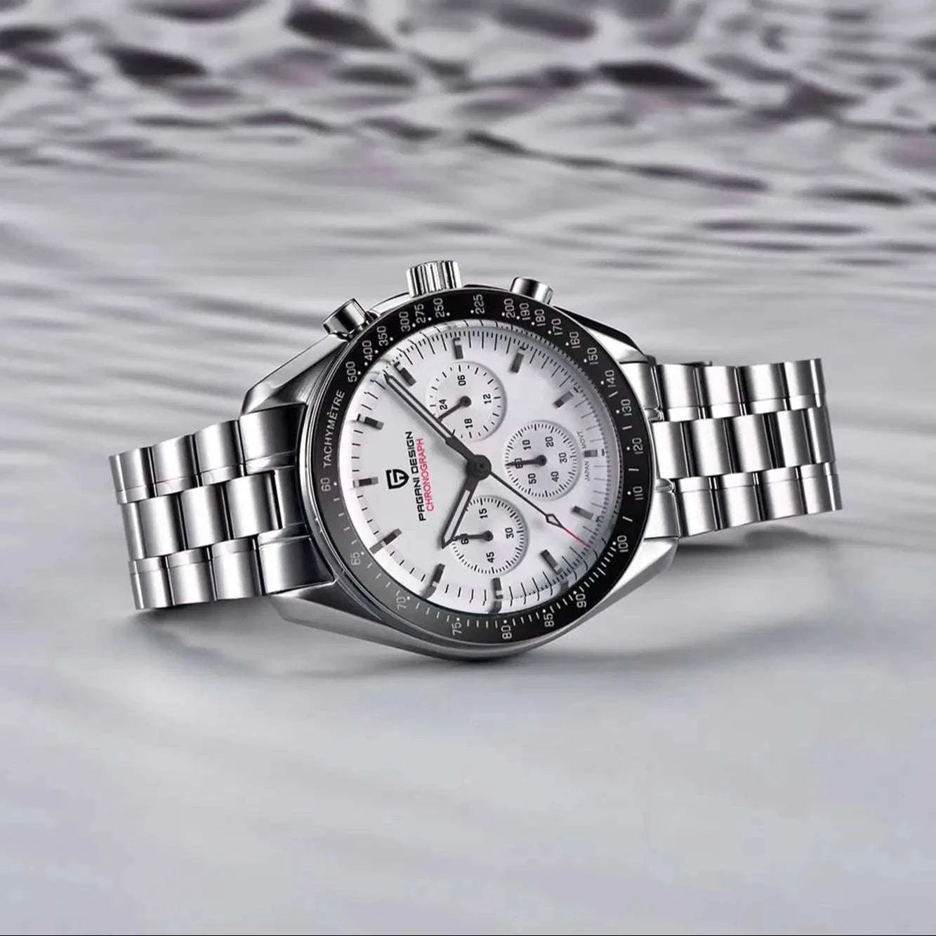 Pagani Design PD-1701 Chronograph Watch Sapphire 100M Waterproof-Gold / GERMANY