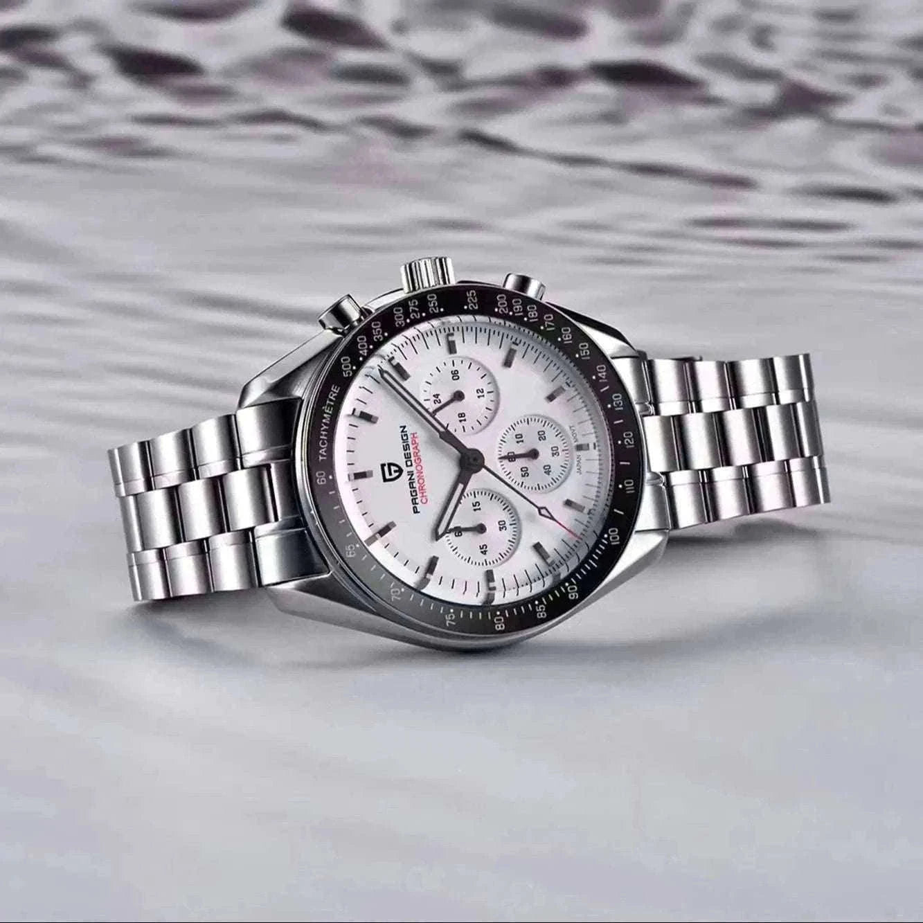 Pagani Design PD-1701 Chronograph Watch Sapphire 100M Waterproof-Gold / GERMANY