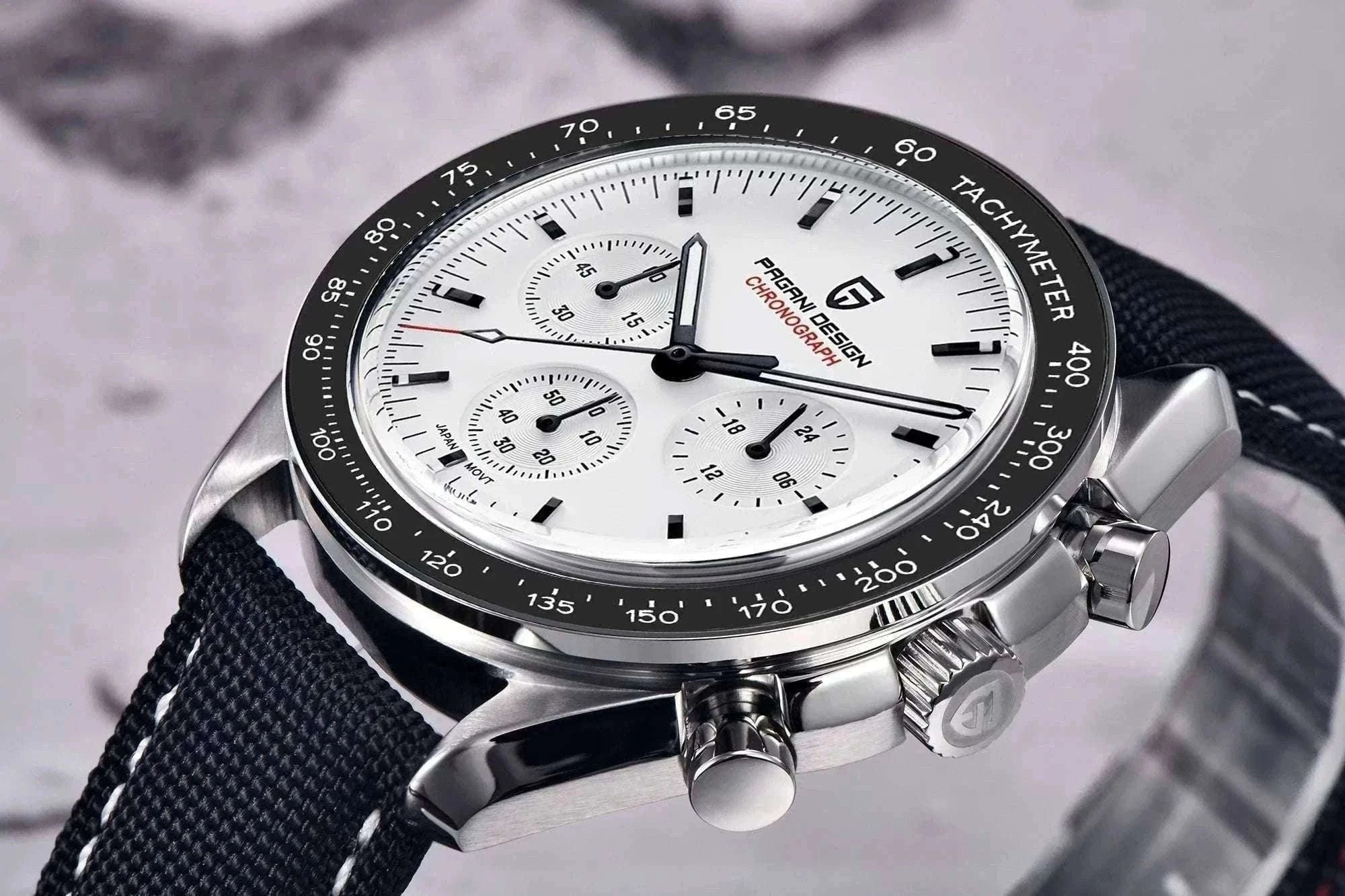 Pagani Design PD-1701 Chronograph Watch Sapphire 100M Waterproof-Gold / GERMANY