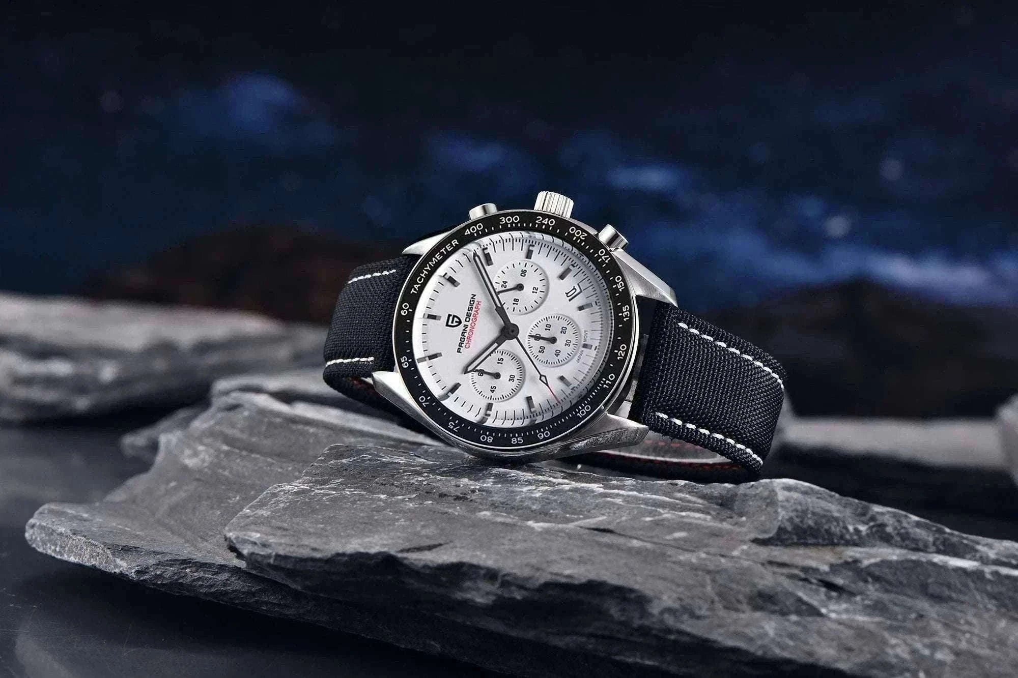 Pagani Design PD-1701 Chronograph Watch Sapphire 100M Waterproof-Gold / GERMANY