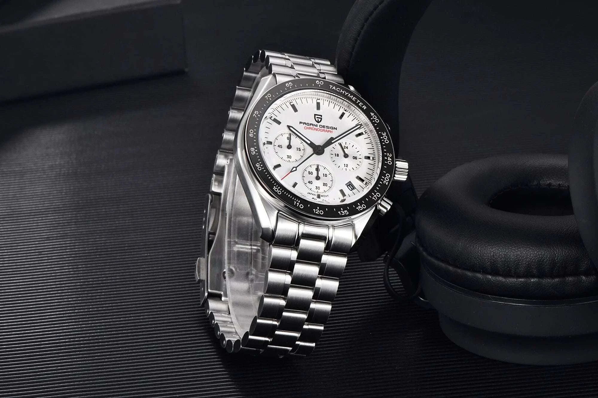 Pagani Design PD-1701 Chronograph Watch Sapphire 100M Waterproof-Gold / GERMANY