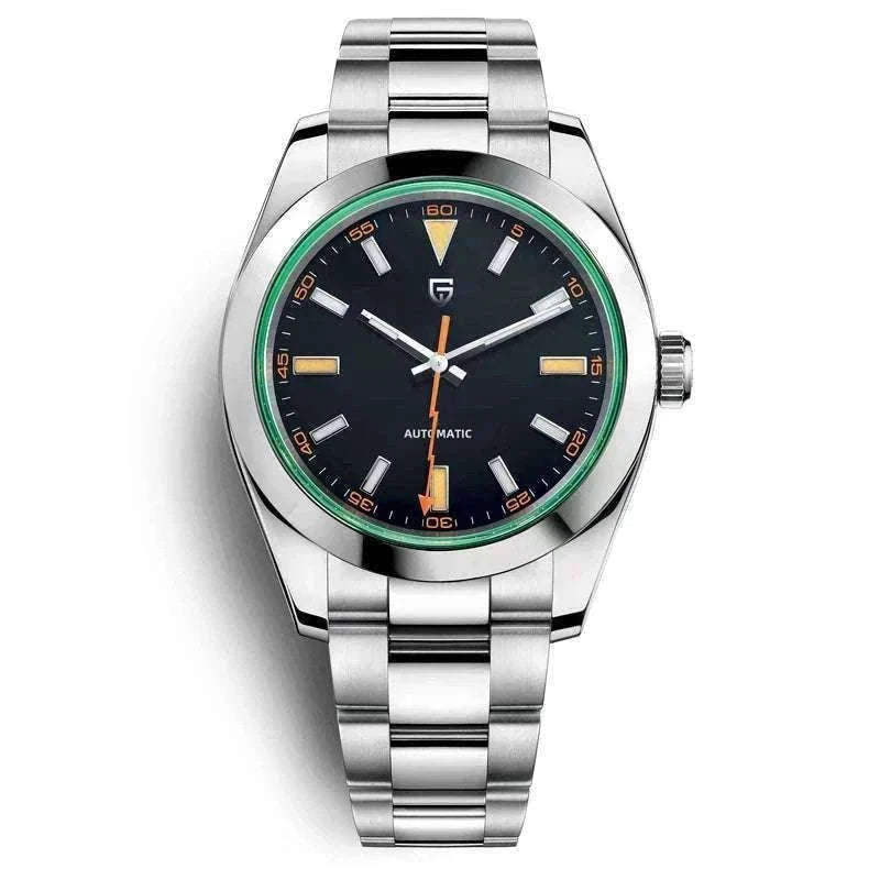 Pagani Design Z-Blue Automatic Watch with Sapphire Glass-Black Green / MIYOTA 8215 / United States