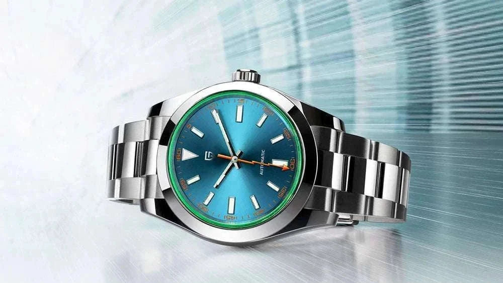 Pagani Design Z-Blue Automatic Watch with Sapphire Glass-Black Green / MIYOTA 8215 / United States