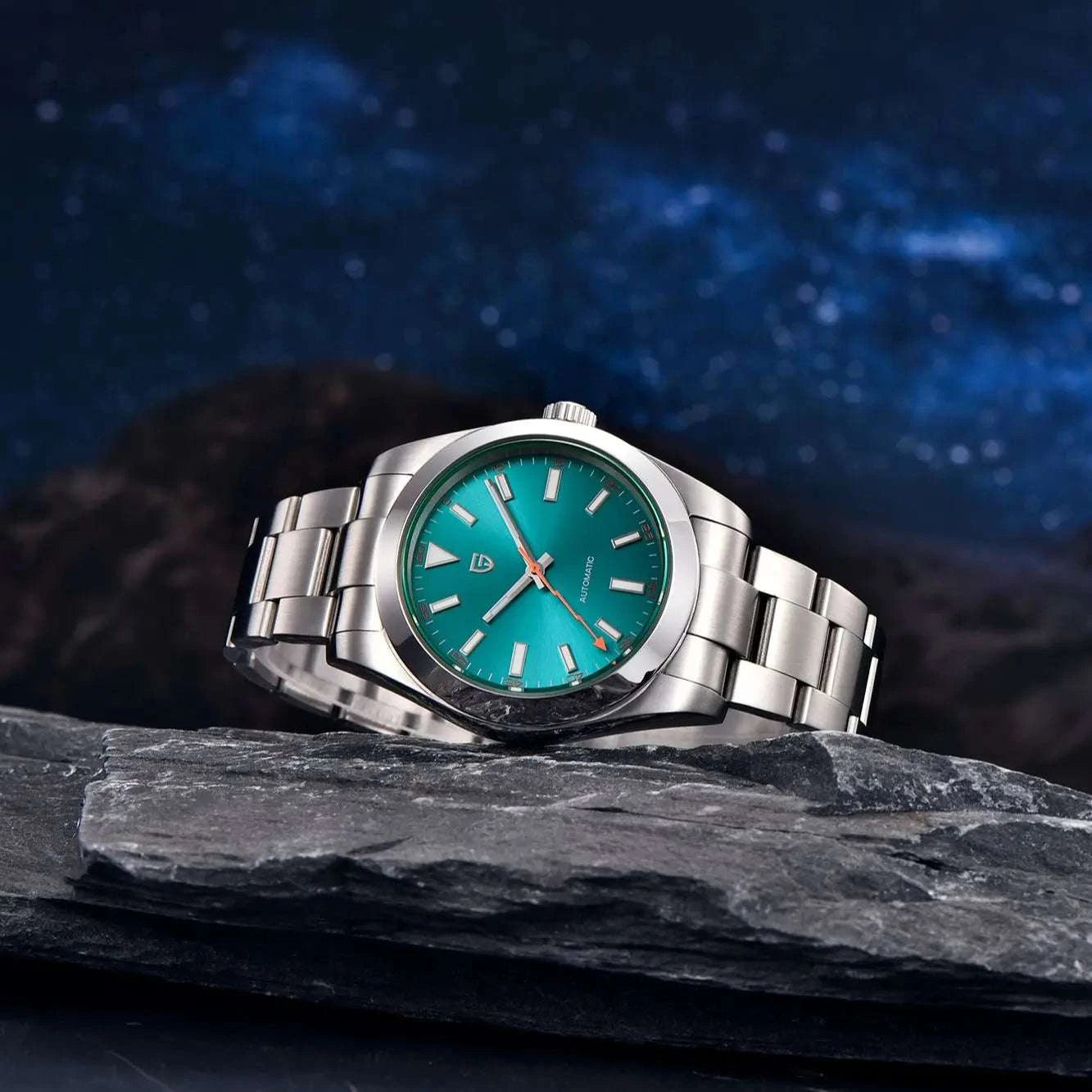 Pagani Design Z-Blue Automatic Watch with Sapphire Glass-Black Green / MIYOTA 8215 / United States