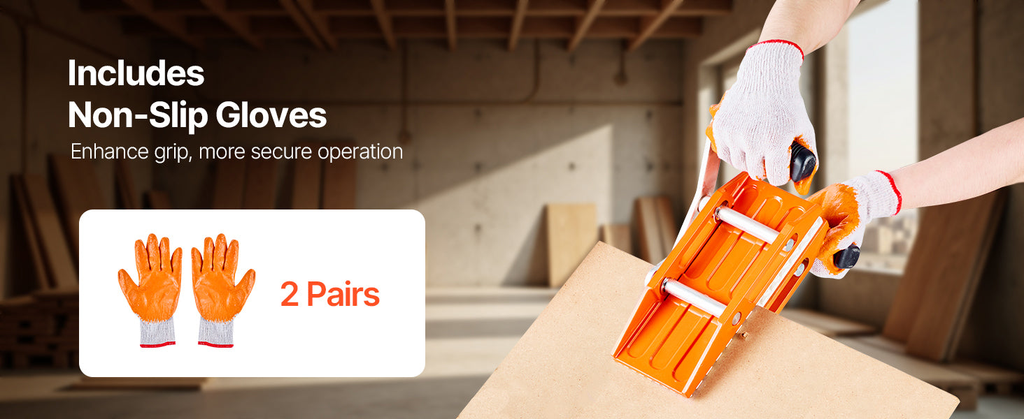 2 Pack Panel Carrying Clamps 660lb Capacity with Rubber Grip Pads