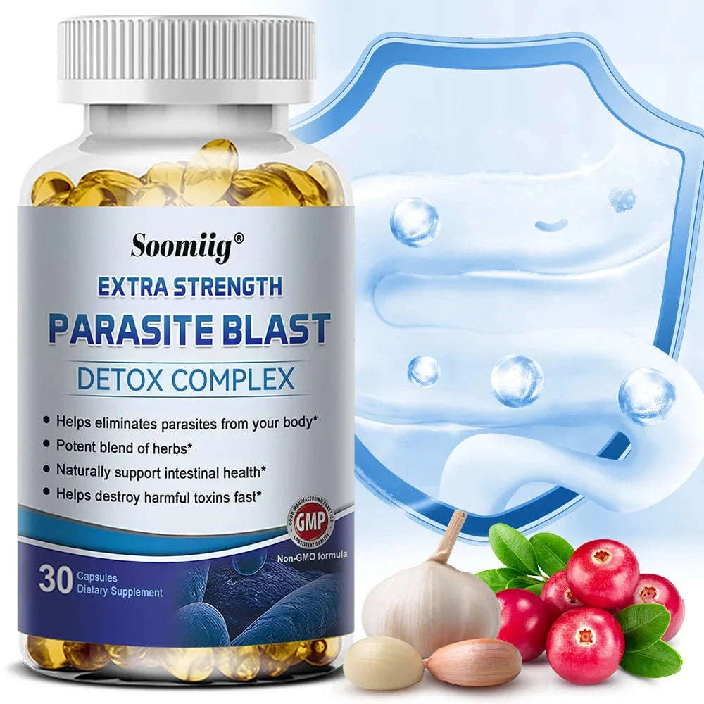 Parasite Blast Cleanse Gut Health Detox Supplement-United States / 120 count