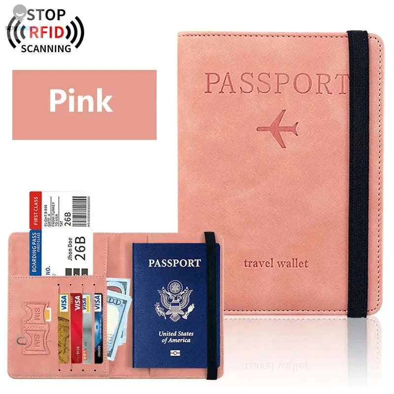 Passport Holder Wallet for Travel Essentials-Nave Blue