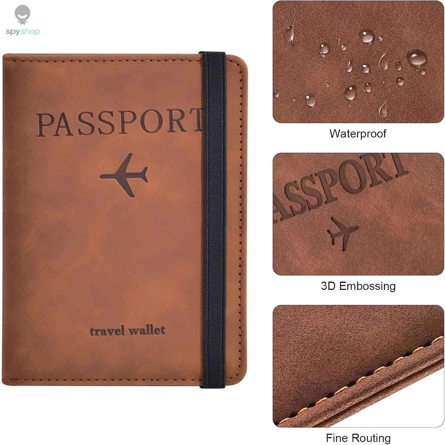 Passport Holder Wallet for Travel Essentials-Nave Blue