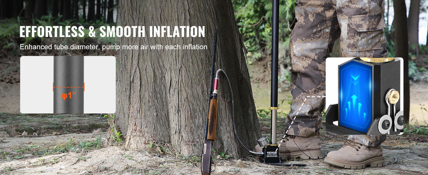 VEVOR 3 fokozatú PCP szivattyú 4500 PSI nyomásmérővel