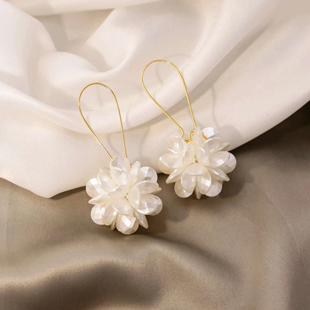 Pearl Petal Ball Earrings – Elegant DIY Pearl Drops-801261-Pink