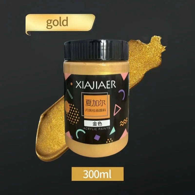 Pearlescent Metallic Acrylic Pigment Set-Plastic paste / single color / CHINA