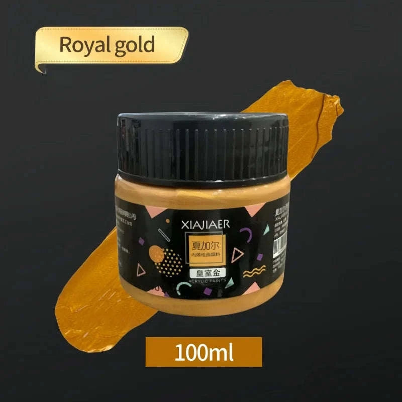 Pearlescent Metallic Acrylic Pigment Set-Plastic paste / single color / CHINA