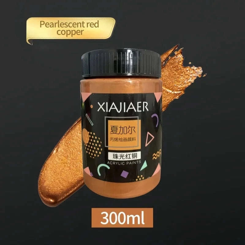 Pearlescent Metallic Acrylic Pigment Set-Plastic paste / single color / CHINA