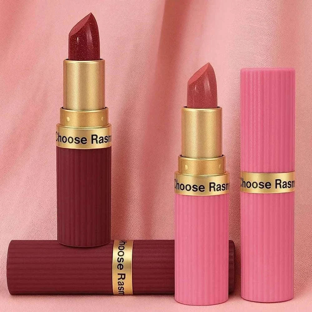 Pearlescent Pink Glitter Velvet Lipstick-