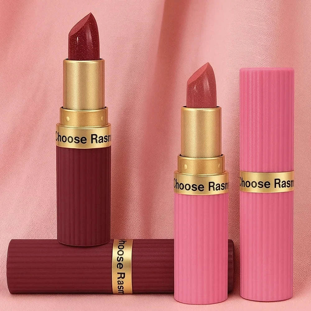 Pearlescent Pink Glitter Velvet Lipstick-SS32-06