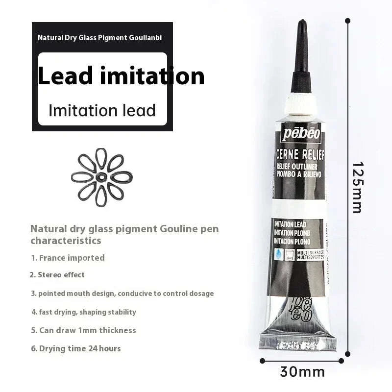 Pebeo Waterproof Acrylic Paint Tube 20ml-20ml Glitter / CHINA