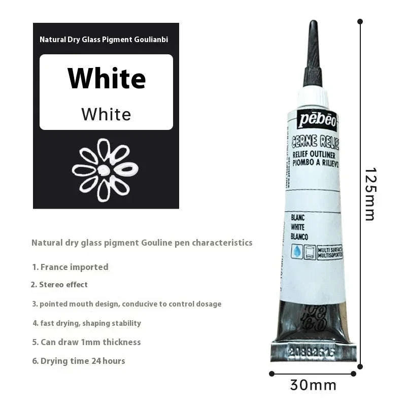 Pebeo Waterproof Acrylic Paint Tube 20ml-20ml Glitter / CHINA