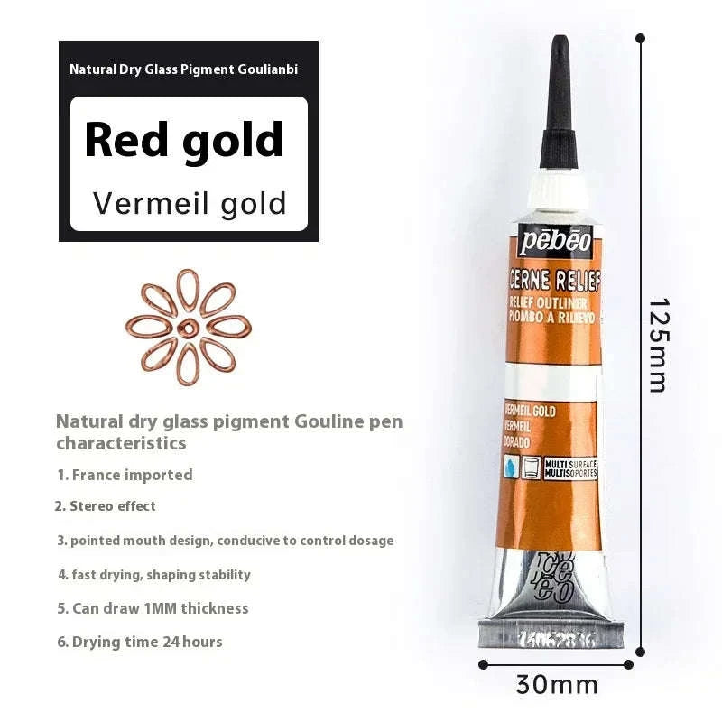 Pebeo Waterproof Acrylic Paint Tube 20ml-20ml Glitter / CHINA