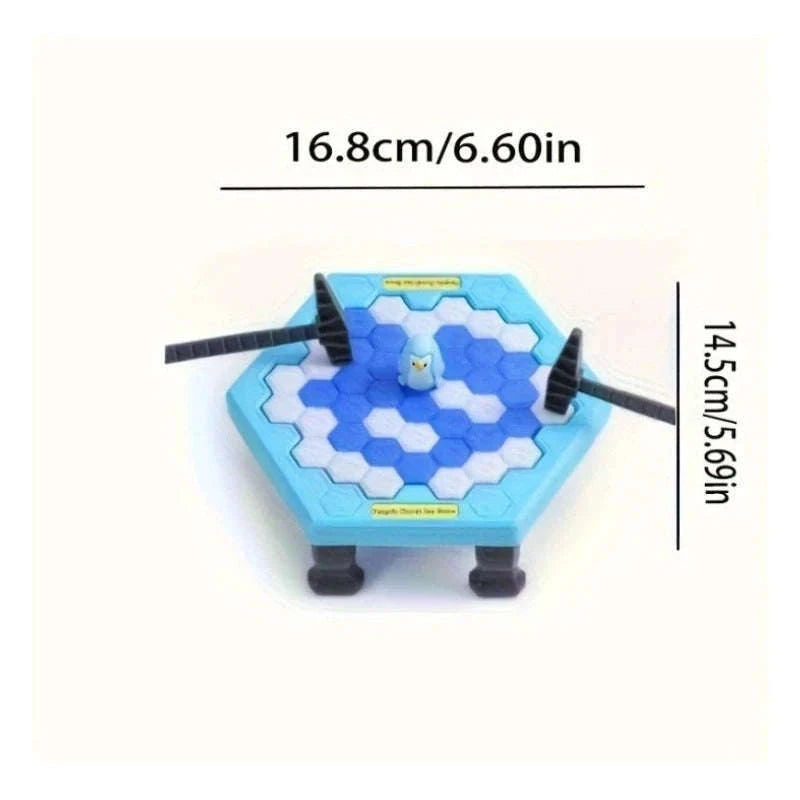 Penguin Ice Tapping Rescue Game for Family Play-Ice Knocking Toy