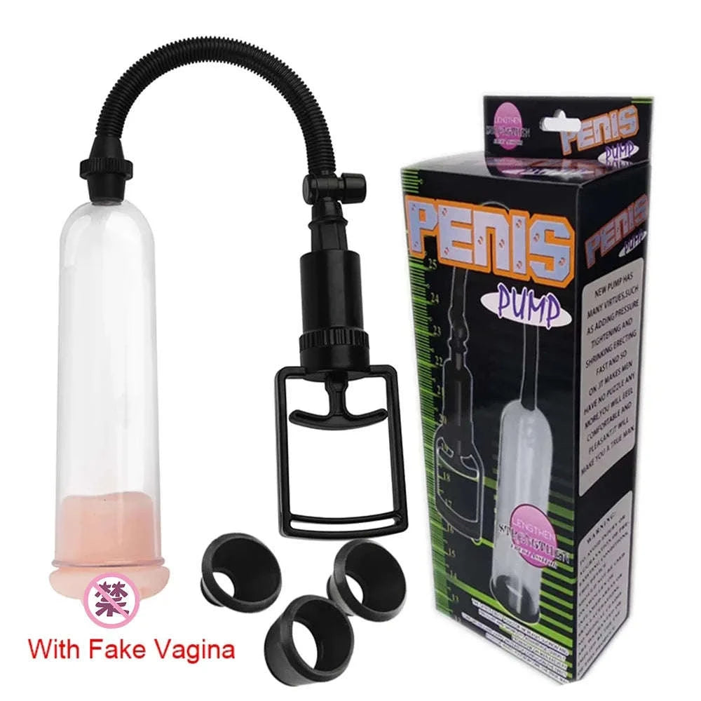 Penis Pump Vacuum Extender for Enhanced Confidence-Pump with Vaginal