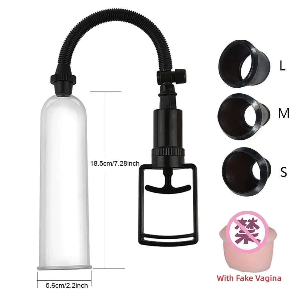 Penis Pump Vacuum Extender for Enhanced Confidence-Pump with Vaginal