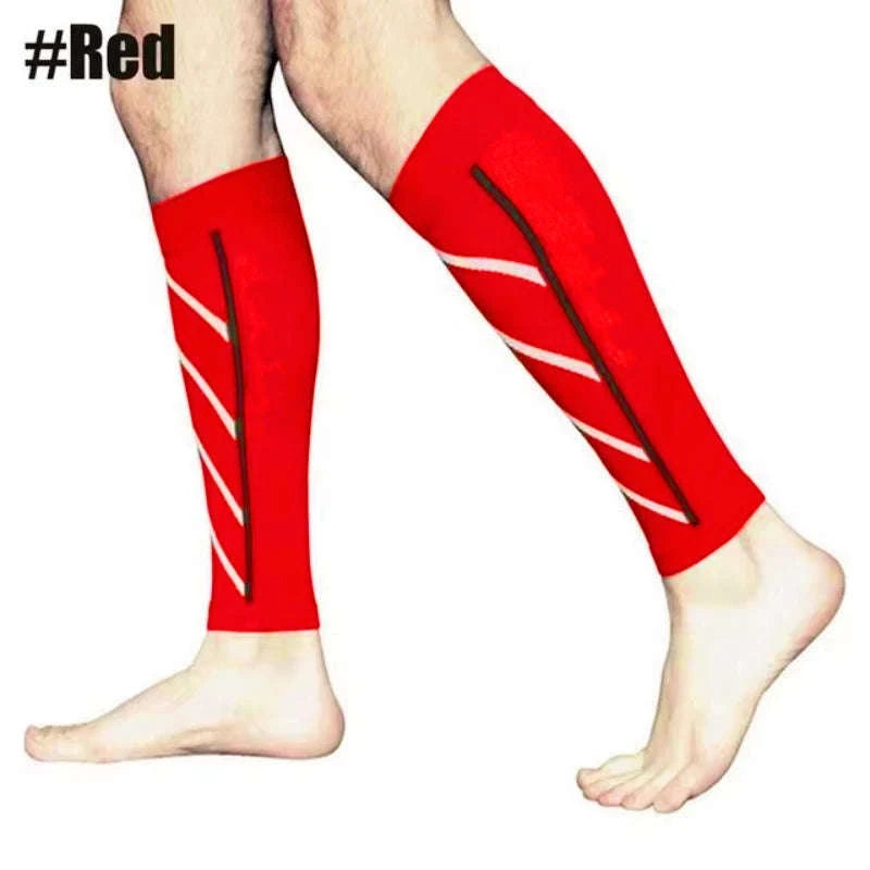 Performance Athletic Compression Calf Sleeves for Training-YS001-355-BU / One Size