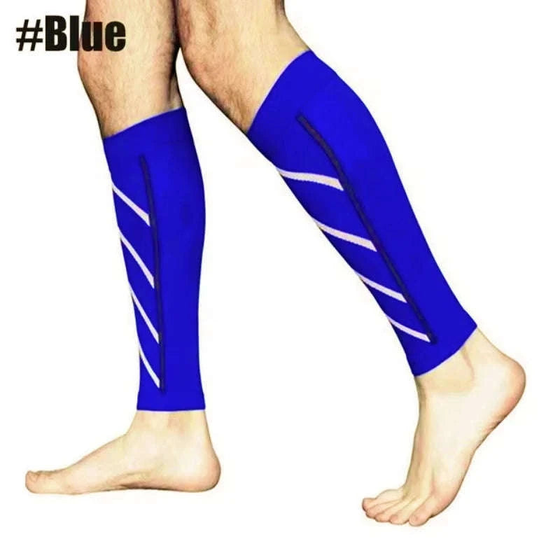 Performance Athletic Compression Calf Sleeves for Training-YS001-355-BU / One Size