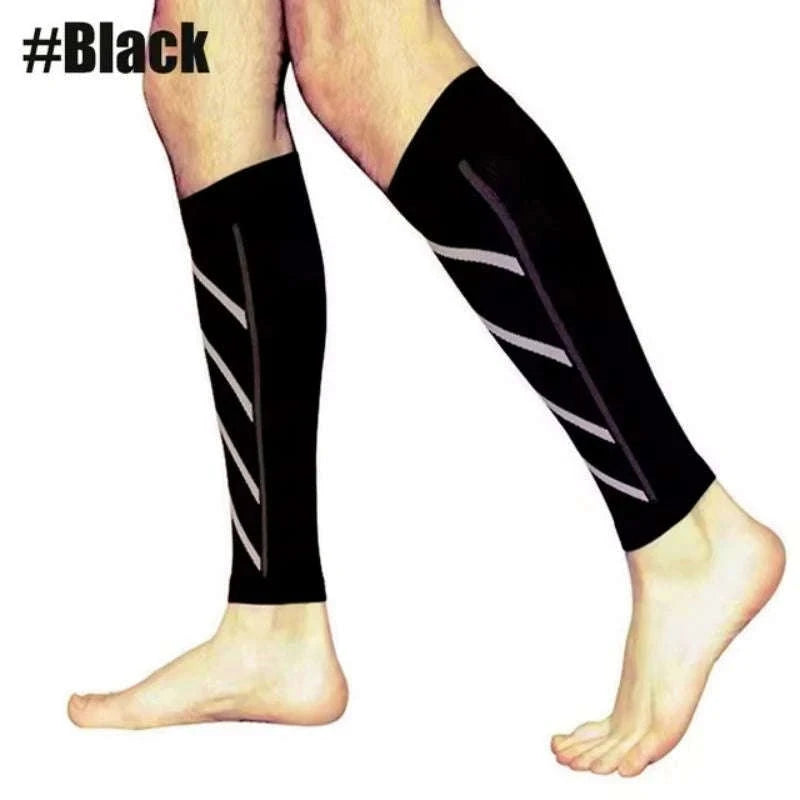 Performance Athletic Compression Calf Sleeves for Training-YS001-355-BU / One Size