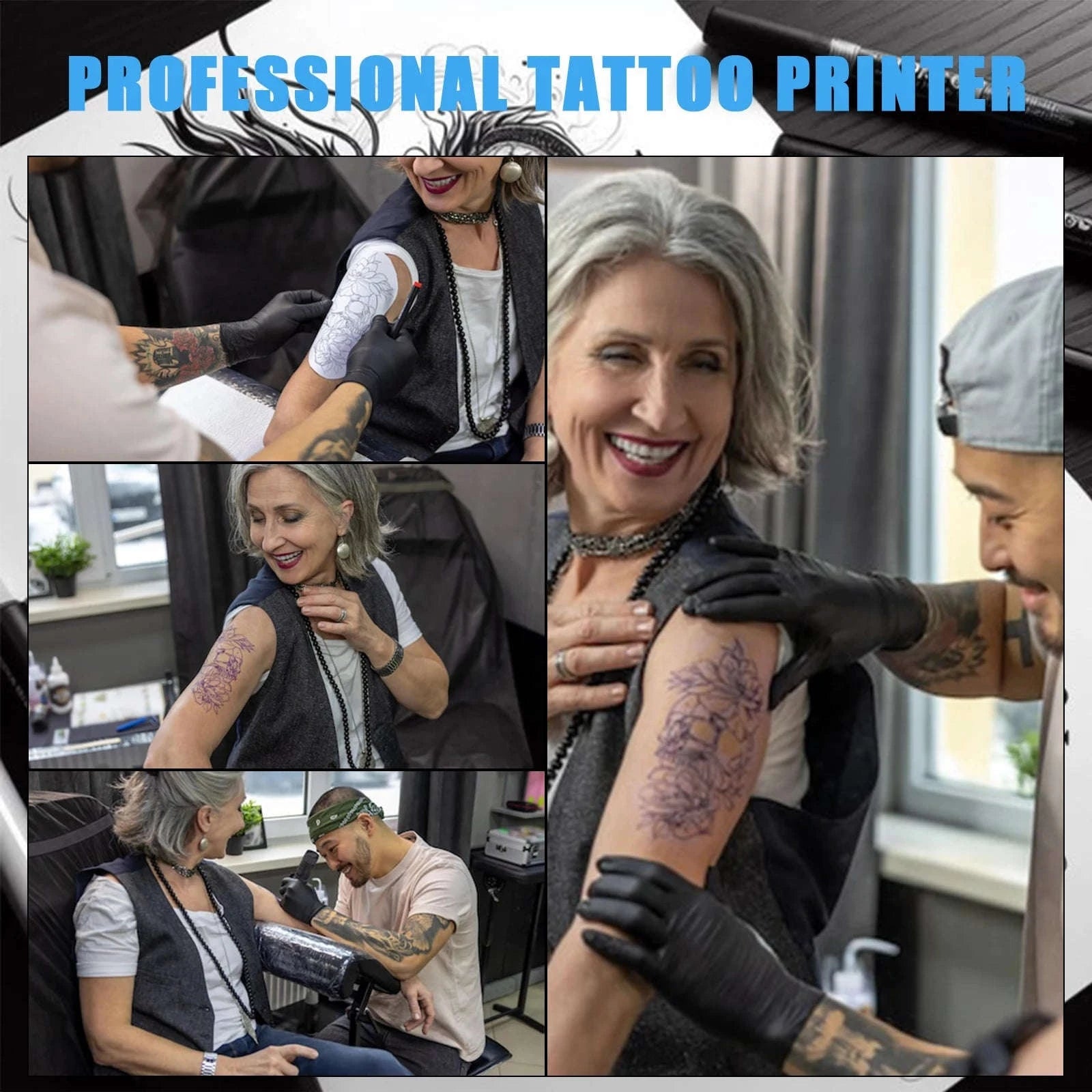 Peripage A40 Mini Portable Thermal Printer-With 15paper