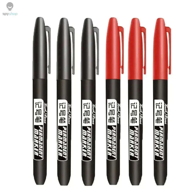 Permanent Marker Pen Set for Clean, Waterproof Lines-5 Black 5 Blue