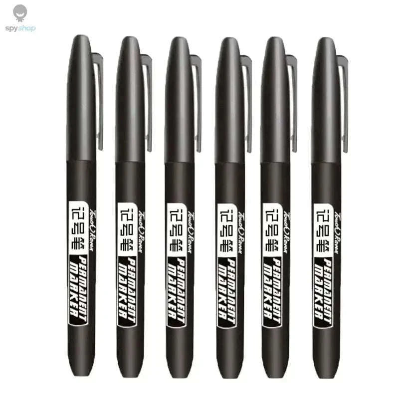 Permanent Marker Pen Set for Clean, Waterproof Lines-5 Black 5 Blue
