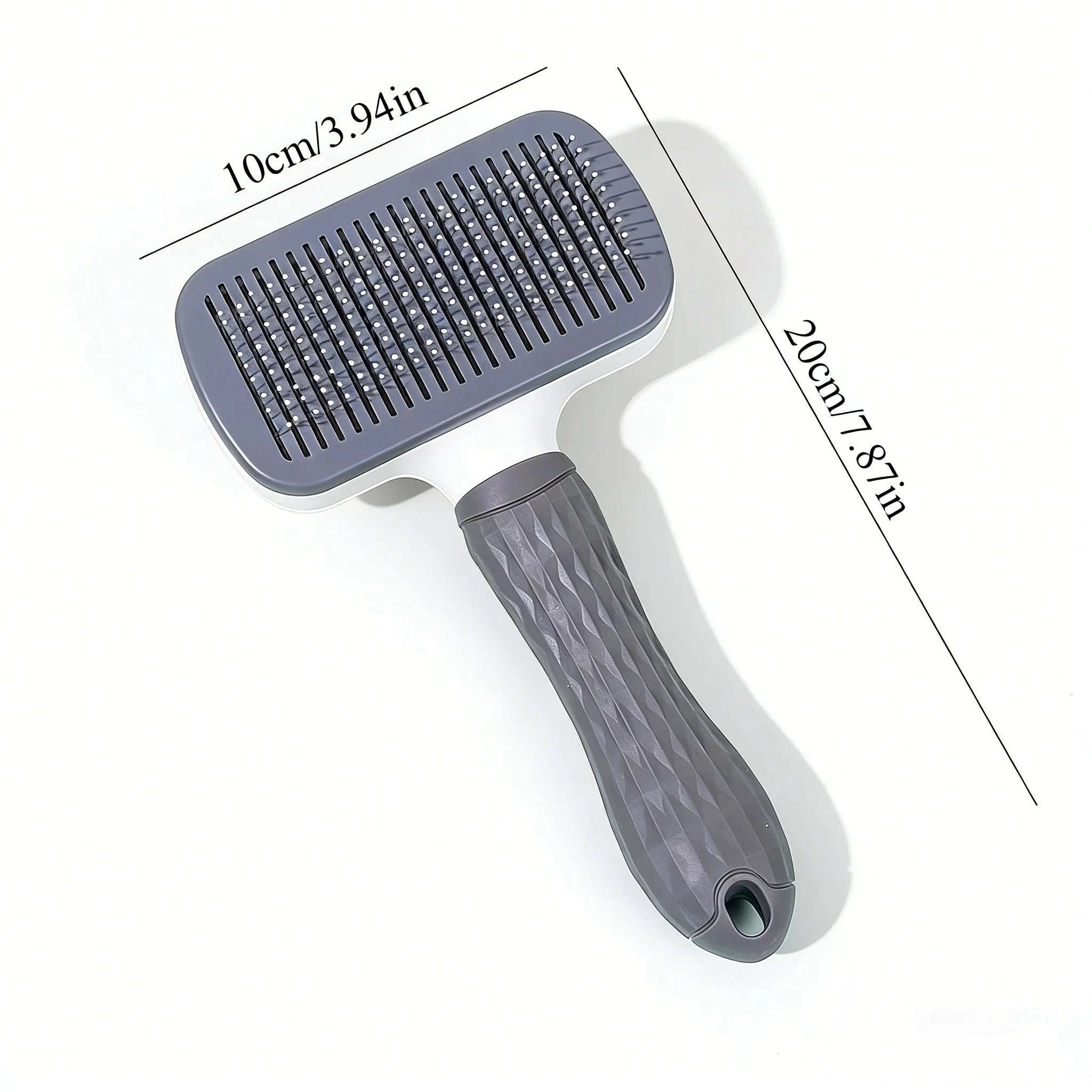 Pet Grooming Brush with One-Click Hair Removal for Dogs & Cats-United States