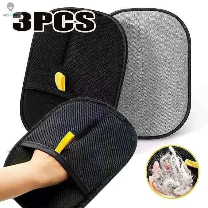 Pet Hair Cleaning Gloves for Gentle Grooming and Fur Removal-NEW 3pcs