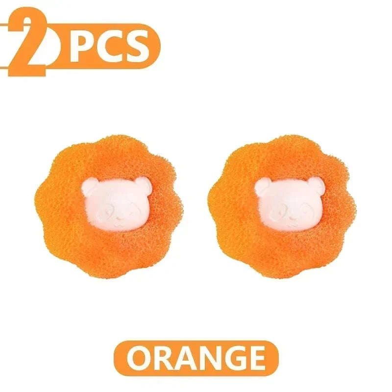 Pet Hair Collector Laundry Balls for Cleaner Laundry-Blue 6Pcs