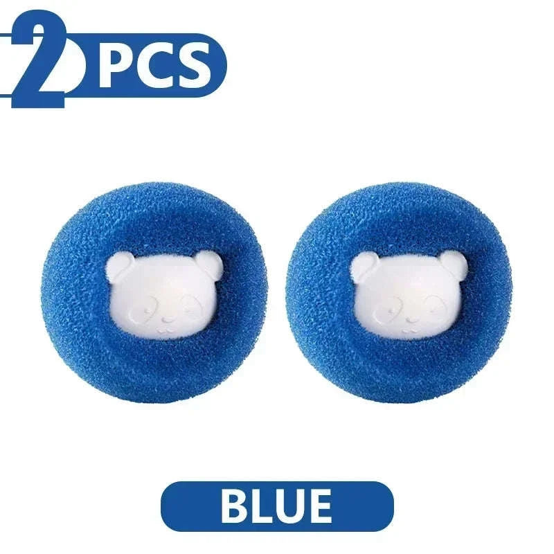 Pet Hair Collector Laundry Balls for Cleaner Laundry-Blue 6Pcs