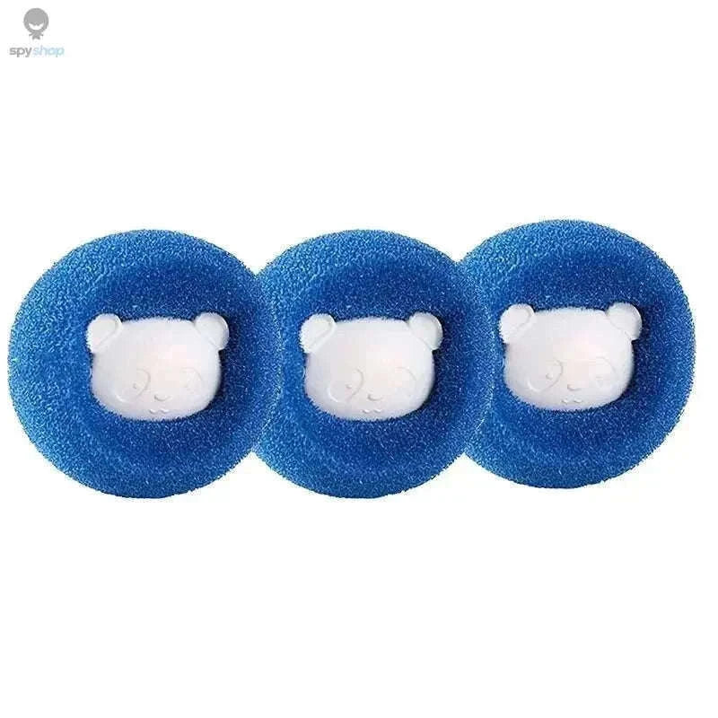 Pet Hair Remover Laundry Balls for Cleaner Clothes-Blue-3PC / 58x58x5mm