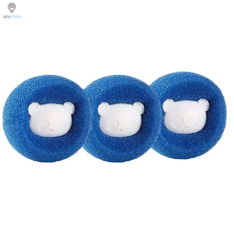 Pet Hair Remover Laundry Balls – Reusable Fur Catcher for Cleaner Clothes-Blue-3PC / 58x58x5mm
