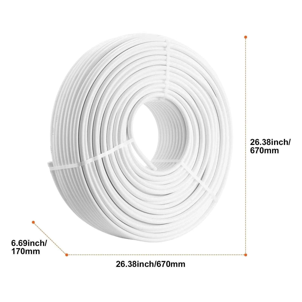 PEX-AL-PEX Radiant Floor Pipe 656ft 5/8" Heating & Plumbing Tube-656ft / spain