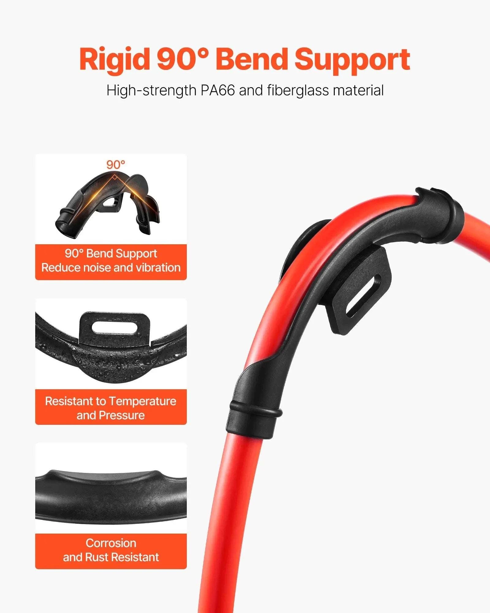 PEX Tubing 90° Bend Support Elbow Guides – 20 Pack-United States