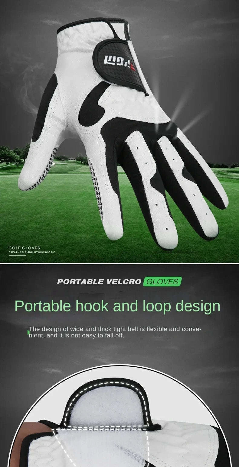 PGM Professional Golf Gloves-grey-left hand-1pcs / 23